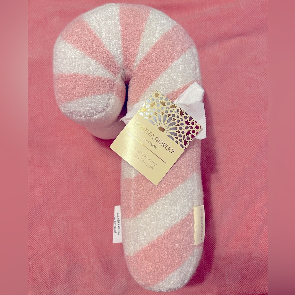 Pink Candy Cane Pillows